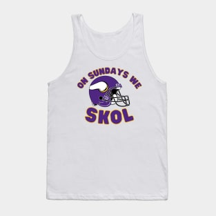 On Sundays We Skol! Vikings Tank Top